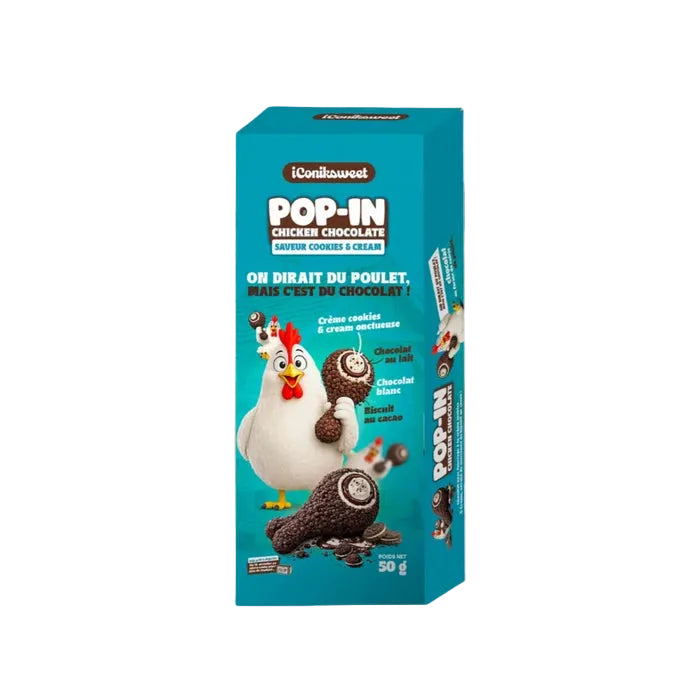 iConiksweet - Pop-In Chicken Chocolate – Saveur  Cookies & Cream