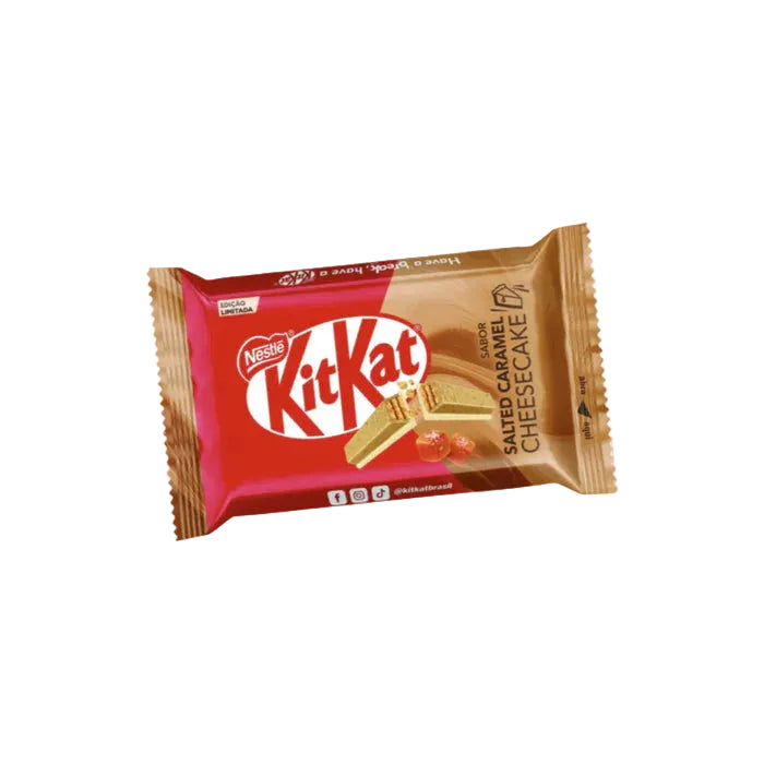 Kitkat Salted Caramel Cheesecake
