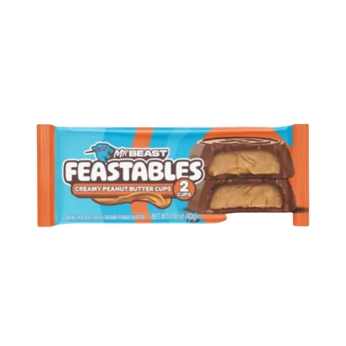 MR Beast Feastables Creamy Peanut Butter Cups