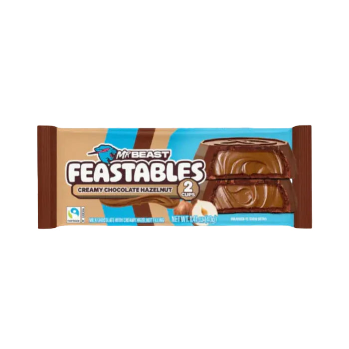 MR Beast Feastables Creamy Chocolate Hazelnut Cup