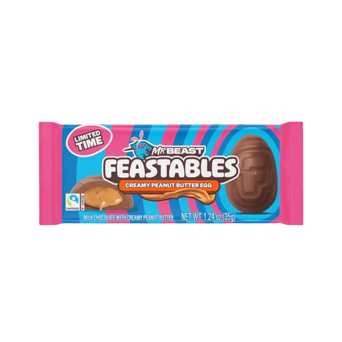 MR Beast Feastables Creamy Peanut Butter Eggs