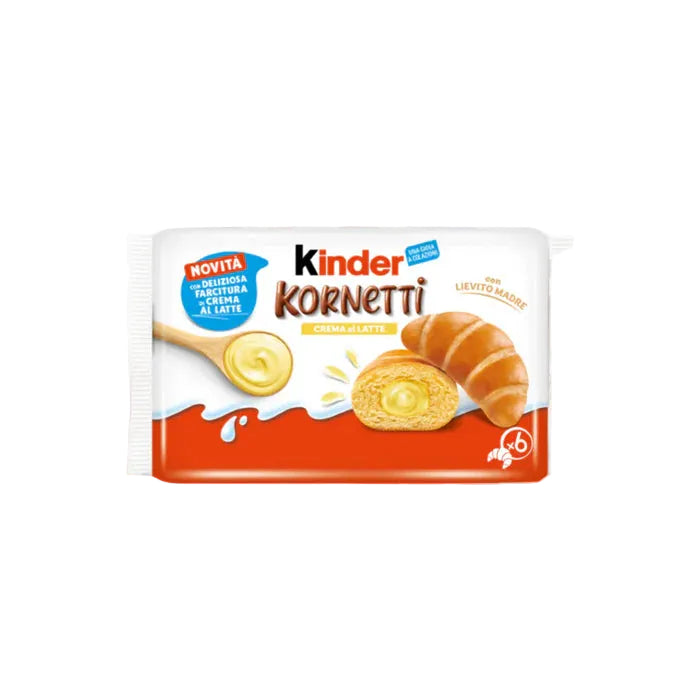 Kinder Kornetti Crema Al Latte
