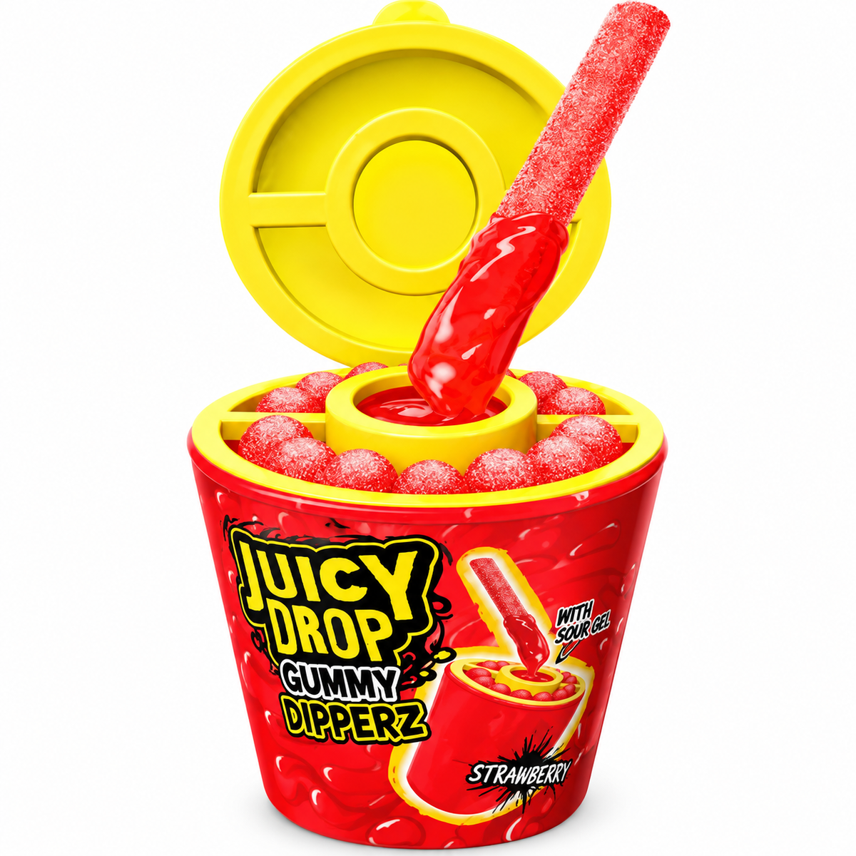 Juicy DROP Gummy Dipperz Strawberry