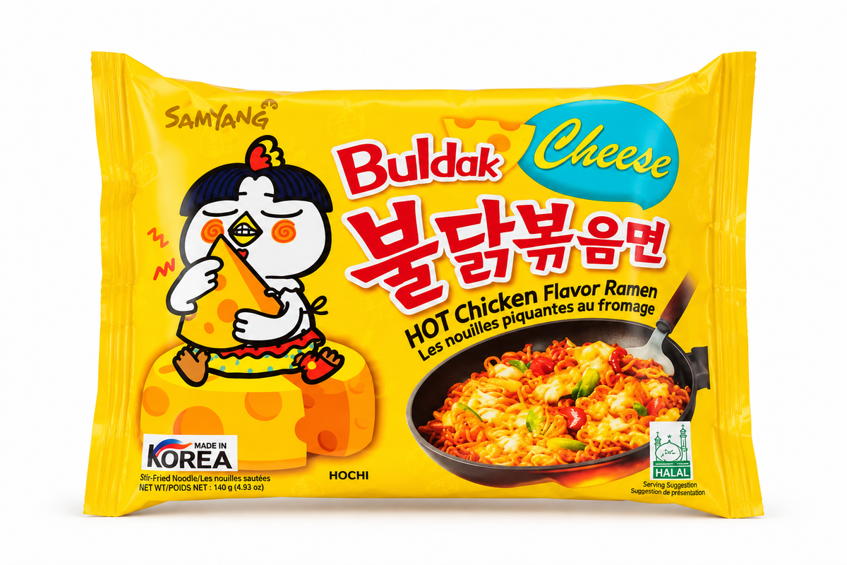 Buldak Samyang Ramen Hot Chicken Cheese Samyang Ramen Poulet Piquant Et Fromage